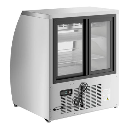 Tủ trưng bày deli lạnh kính cong Avantco DLC36-HC-S 92 cm, thép không gỉ