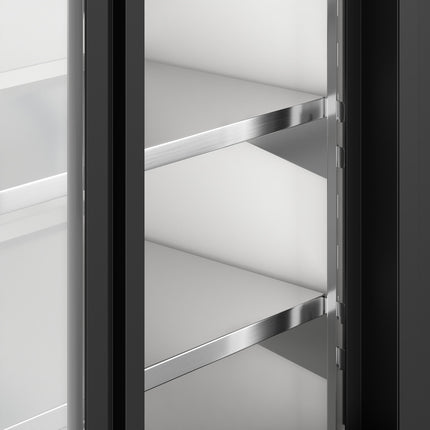 Tủ trưng bày lạnh deli 2 công dụng Avantco DDLC-71-W 180 cm kính vuông màu trắng