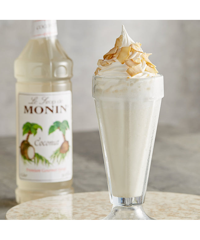 Siro tạo hương vị dừa Monin Premium 1 lít - Thùng 4 chai