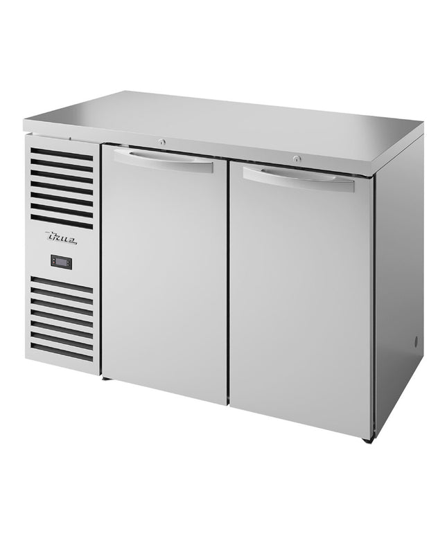Tủ mát quầy bar hẹp cửa đặc thép không gỉ đèn LED True TBR48-RISZ1-L-S-SS-1 122 cm