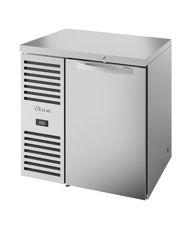 Tủ mát quầy bar cửa kín inox đèn LED True TBR32-RISZ1-L-S-S-1 81 cm