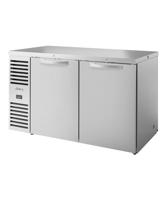 Tủ mát quầy bar xuyên True TBR60-PTSZ1-L-S-SS-SS-1 152 cm cửa đặc inox kèm đèn LED
