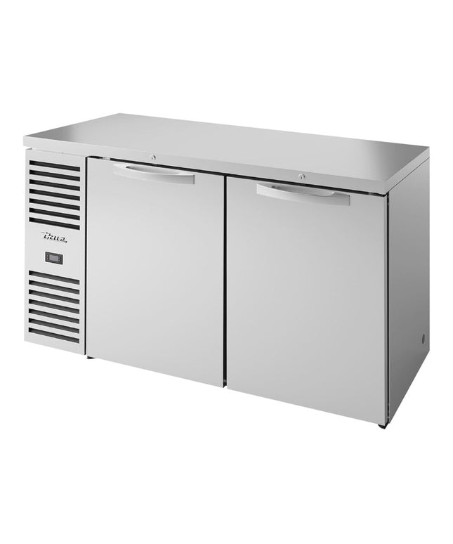 Tủ mát quầy bar cửa đặc hẹp True TBR60-RISZ1-L-S-SS-1 152 cm bằng thép không gỉ, có đèn LED