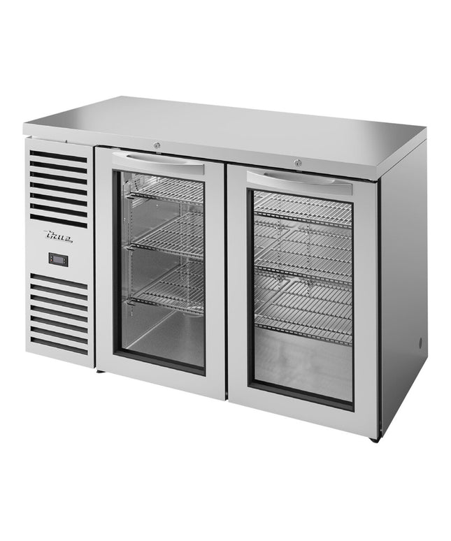 Tủ mát quầy bar cửa kính hẹp thép không gỉ True TBR52-RISZ1-L-S-GG-1 132 cm đèn LED