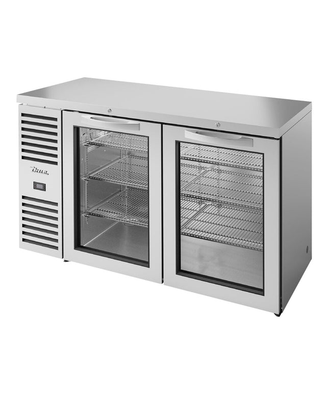 Tủ mát quầy bar cửa kính hẹp True TBR60-RISZ1-L-S-GG-1 152 cm bằng thép không gỉ, có đèn LED