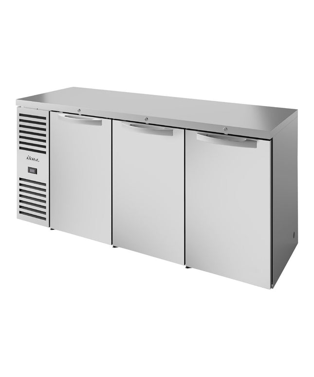 Tủ mát quầy bar cửa đặc thép không gỉ True TBR84-RISZ1-L-S-SSS-1 213 cm đèn LED