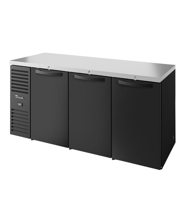 Tủ mát quầy bar cửa đặc màu đen True TBR84-RISZ1-L-B-SSS-1 213 cm đèn LED