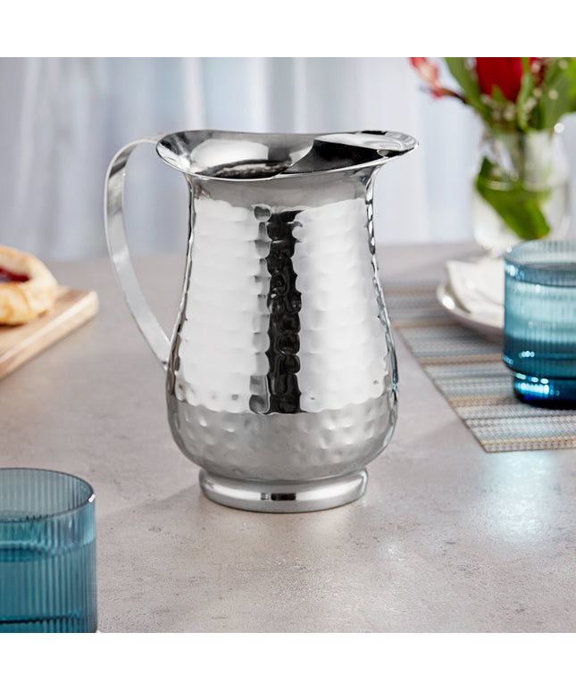 Bình rót thép không gỉ chạm nổi Acopa 1,9 lít dáng chuông có chắn đá