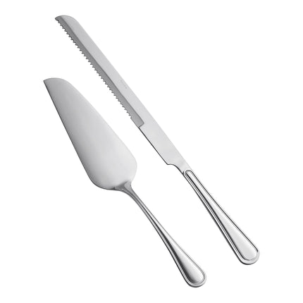 Bộ dụng cụ cắt bánh 2 món thép không gỉ 18/8 siêu dày Acopa Edgeworth