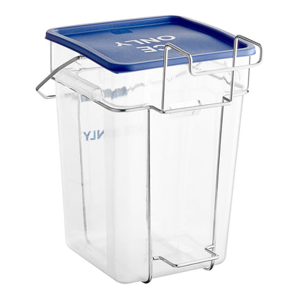 Thùng đá vuông polycarbonate Vigor 20,8 lít kèm giá treo và nắp