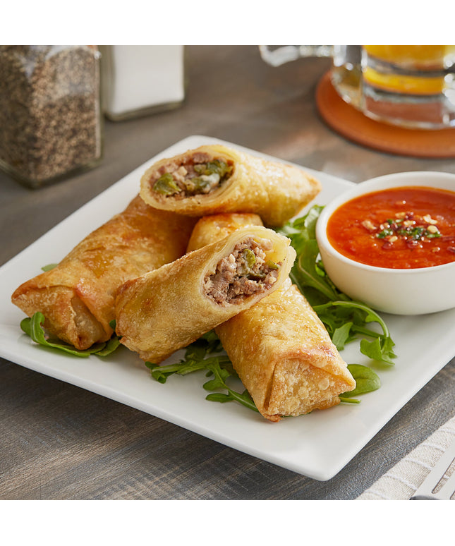 Chả giò Philly Cheesesteak The Gourmet Egg Roll Co. 89 g - Thùng 60 cái