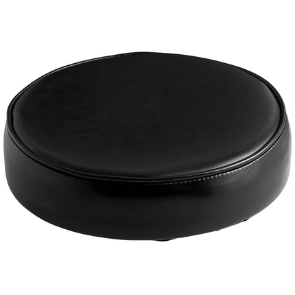 Ghế bar xoay hai vòng bọc vinyl đen Lancaster Table & Seating