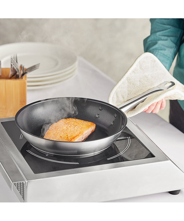 Chảo rán inox chống dính Vigor SS1 Series 24 cm đáy ốp nhôm phủ Excalibur