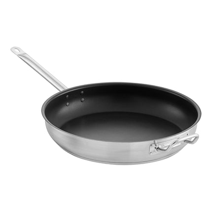 Chảo chiên chống dính thép không gỉ Vigor SS1 Series 41 cm, đáy ốp nhôm, phủ Excalibur, tay cầm phụ