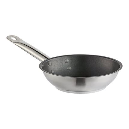 Chảo chiên chống dính thép không gỉ Vigor SS1 Series 18 cm, đáy ốp nhôm, phủ Excalibur