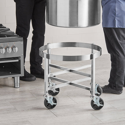 Xe đẩy nồi nấu nước dùng inox Vigor đường kính 60 cm