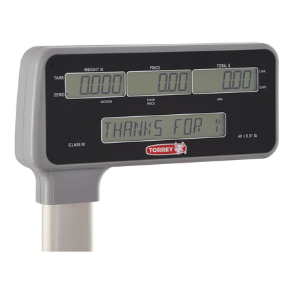 Cân tính giá WiFi kèm máy in nhãn nhiệt Tor Rey W-LABEL40LP 18,1 kg đạt chuẩn thương mại