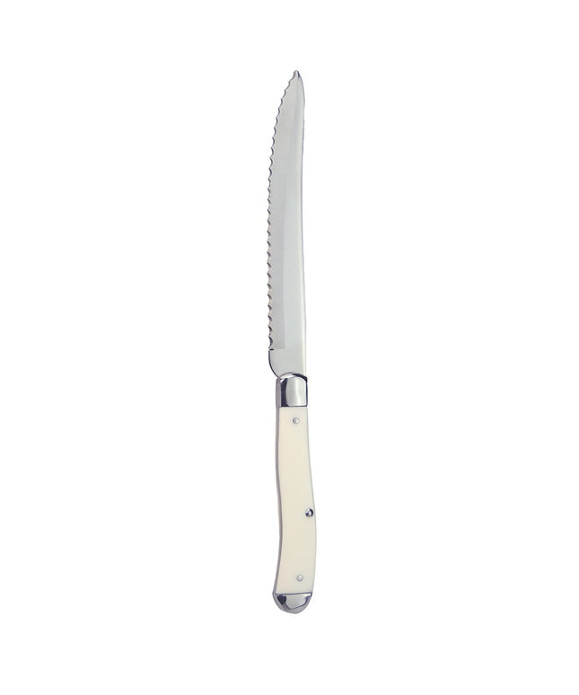 Dao Cắt Bít Tết Răng Cưa Walco WL500151 Lưỡi 12.7 cm Tay Cầm Delrin Trắng