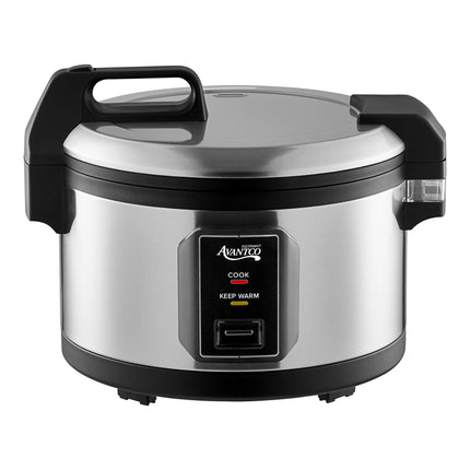 Nồi cơm công nghiệp Avantco RCSB40 40 ly (20 ly Raw) điện Rice Cooker / tủ giữ nóng với Hinged nắp - 120V, 1300W