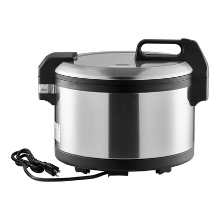 Nồi cơm công nghiệp Avantco RCSB40 40 ly (20 ly Raw) điện Rice Cooker / tủ giữ nóng với Hinged nắp - 120V, 1300W