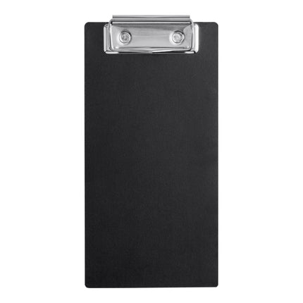 Kẹp thực đơn / bìa hóa đơn Choice màu gỗ đen có kẹp 10 x 20 cm