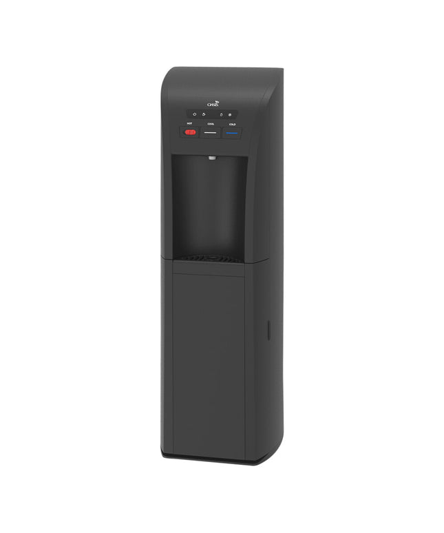 Cây nước nóng lạnh nạp đáy Oasis 506544C Aquarius đen 5 Gallon ba nhiệt độ