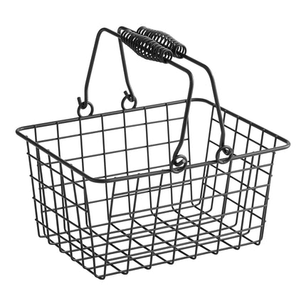 Giỏ chợ để bàn American Metalcraft RBHB975 đen - 23 x 18 x 13 cm