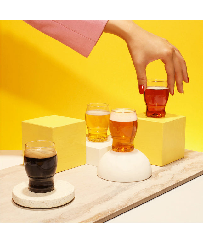 Ly bia mini nhựa một mảnh không chân Tossware POP 207 ml - Thùng 252 cái