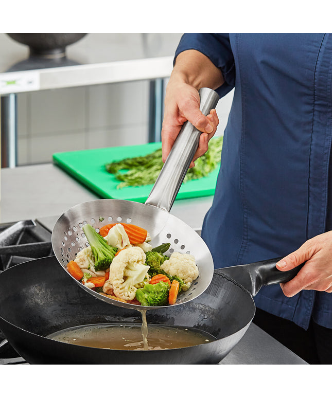 Vá vớt chảo wok thép không gỉ Emperor's Select 20 cm
