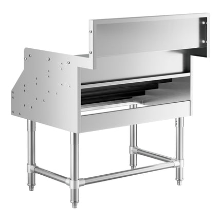Giá trưng bày rượu inox Regency Spec Line 76 cm năm tầng - Sâu 74 cm