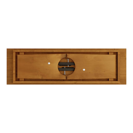 Ghế băng gấp gỗ Lancaster Table & Seating Vineyard 102 cm màu nâu vang 30 x 102 cm