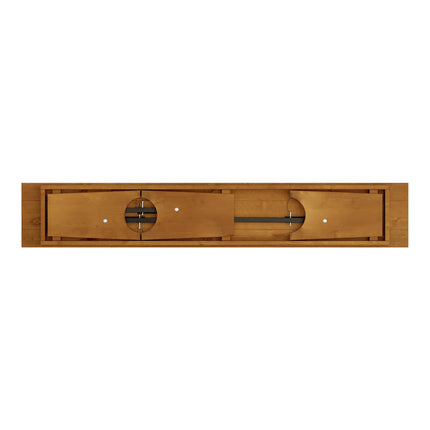 Ghế tiệc Lancaster bàn & Seating Vineyard 6' Barrel nâu gỗ Folding Bench 30,5 cm x 182,9 cm