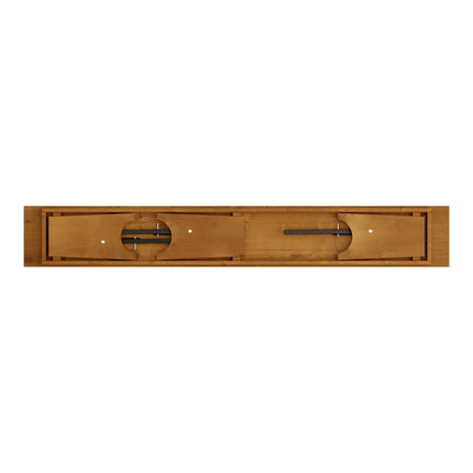 Ghế băng gấp gỗ Lancaster Table & Seating Vineyard 2,1 m màu nâu 30 x 213 cm