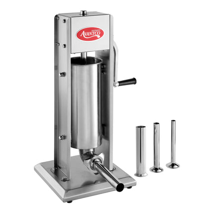 Máy nhồi xúc xích đứng thủ công Avantco SS-11V 5 kg thép không gỉ kèm 4 phễu