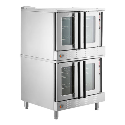 Lò nướng đối lưu gas tự nhiên hai tầng cỡ đại Cooking Performance Group FGC-20-DDNK có chân - 120.000 BTU
