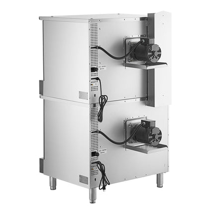 Lò đối lưu gas tự nhiên hai tầng cỡ đầy đủ Cooking Performance Group FGC-200-NK có chân - 108.000 BTU