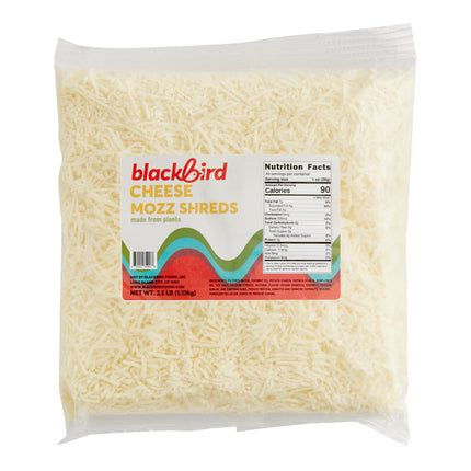 Phô mai mozzarella chay bào sợi Blackbird 1,1 kg - Thùng 4 cái