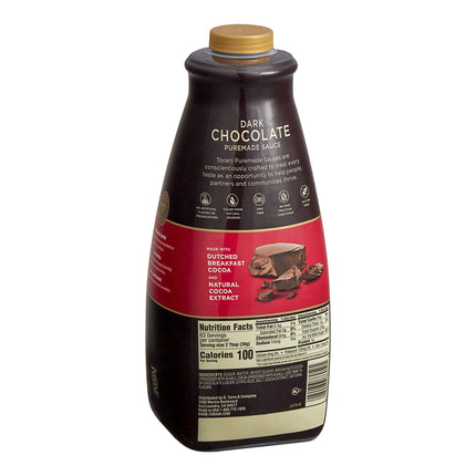 Sốt tạo hương sô cô la đen Torani Puremade 1,9 lít - Thùng 4 chai