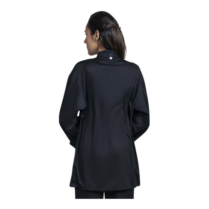 Áo bếp tay dài unisex có thể tùy chỉnh Uncommon Chef Bologna màu đen lưng lưới 0721 - 2XL