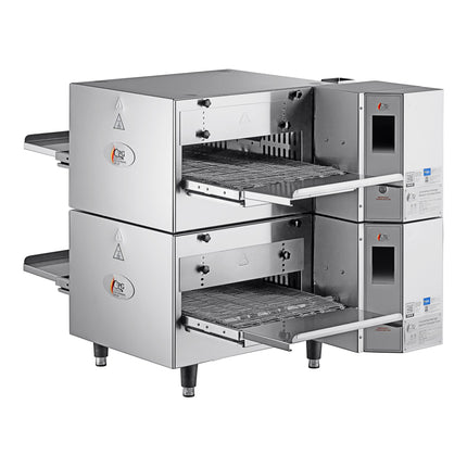 Lò băng chuyền impinger điện xếp đôi để bàn Cooking Performance Group ICOE-32-K2D băng chuyền 81 cm - 240V, 1 pha, 6700W