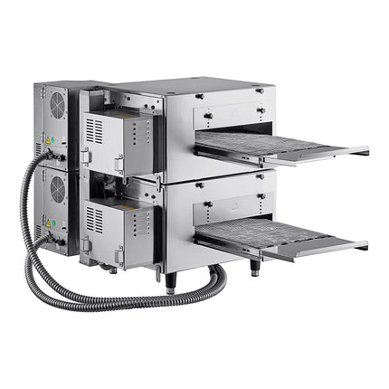 Lò băng tải điện chồng đôi để bàn Cooking Performance Group ICOE-50-K2D băng 127 cm - 240V, 1 pha, 6700W