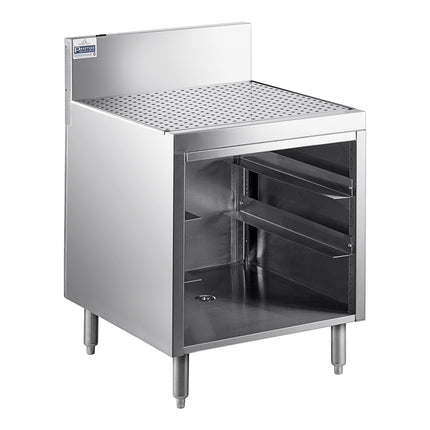 Tủ lưu trữ giá đựng ly inox mặt máng ráo Advance Tabco PRCR-19-24 Prestige Series 61 x 64 cm
