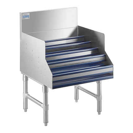 Giá trưng bày rượu 5 tầng thép không gỉ Advance Tabco PLD-2524 Prestige Series 61 cm - Sâu 64 cm