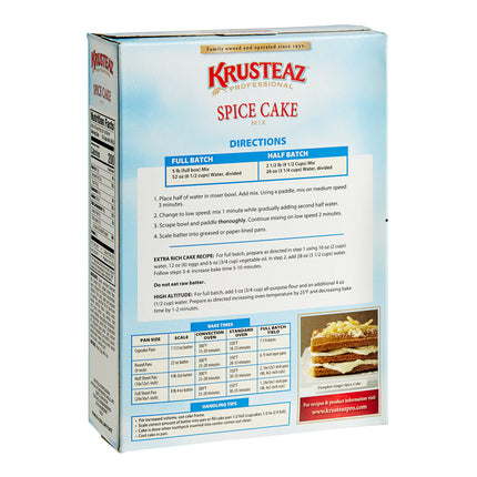 Bột trộn bánh gia vị Krusteaz Professional 5 lb (2,3 kg) - Thùng 6 hộp