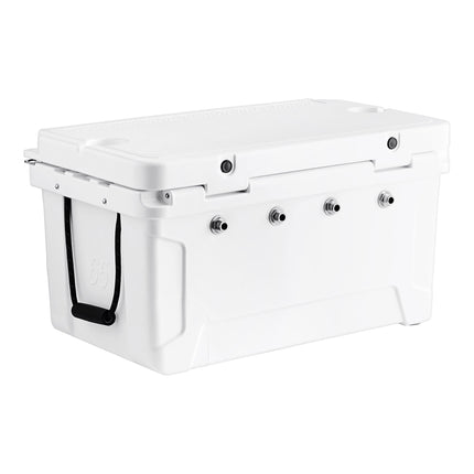 Thùng jockey box cách nhiệt 4 vòi màu trắng CaterGator JB65WH4 64 lít cuộn 24 m