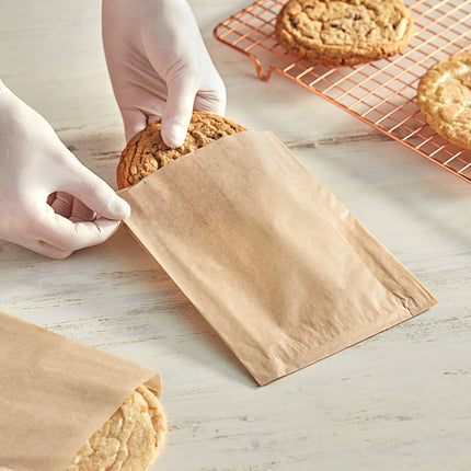 Túi giấy kraft đựng sandwich / bánh quy Choice 15 x 3 x 20 cm - Thùng 2.000 cái