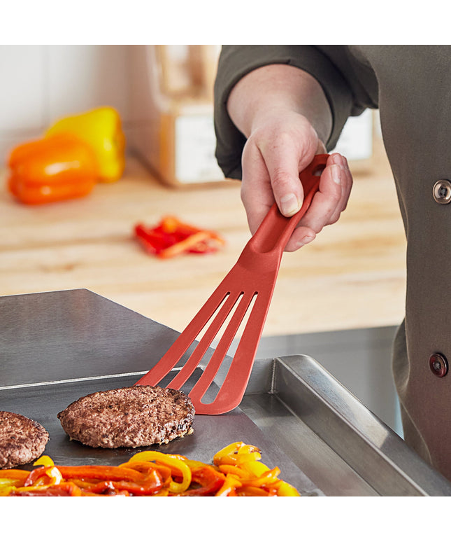 Xẻng phới / xẻng lật có rãnh chịu nhiệt cao Mercer Culinary Hell's Tools M35110RD màu đỏ 30 cm