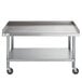 Chân kê thiết bị inox 16-gauge Regency 76 x 122 cm kệ dưới mạ kẽm và bánh xe