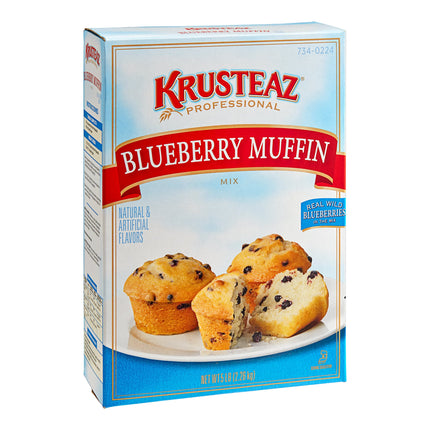 Bột trộn làm bánh Krusteaz Professional 2,3 kg Blueberry Muffin Mix - Thùng 6 cái