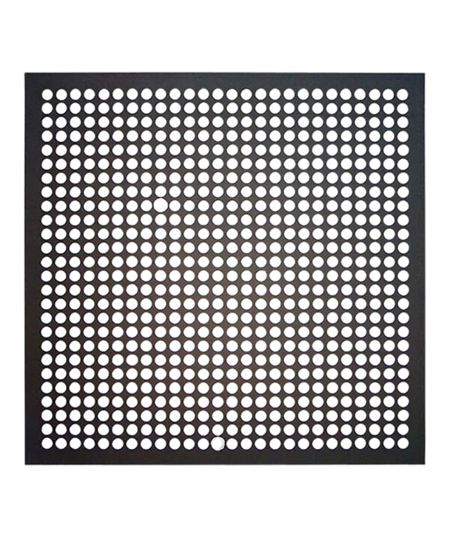 Đĩa pizza vuông nhôm anod đục lỗ LloydPans Quik-Disks 30 x 30 cm, phủ Tuff-Kote QDF40-12X12-PSTK